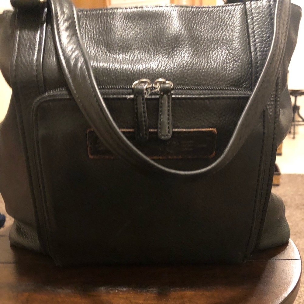 SOLD Black Leather Fossil Purse